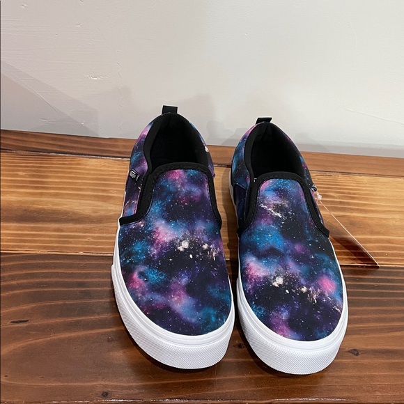 Vans Asher Slip On Sneaker - Galaxy NWT Size 6 - Picture 8 of 15